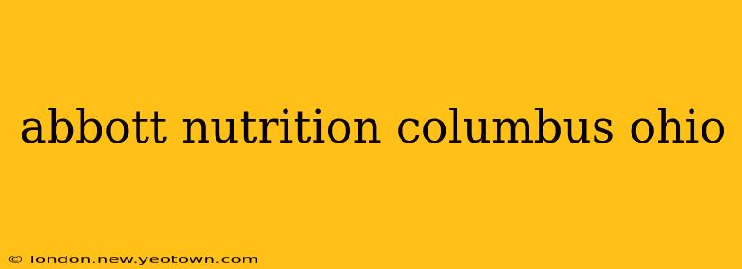 abbott nutrition columbus ohio