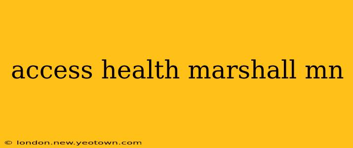 access health marshall mn