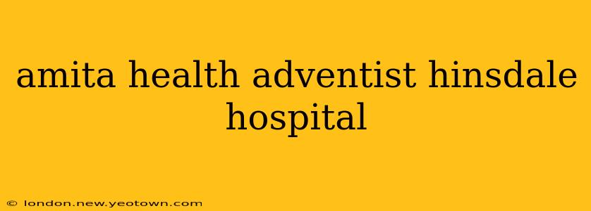 amita health adventist hinsdale hospital