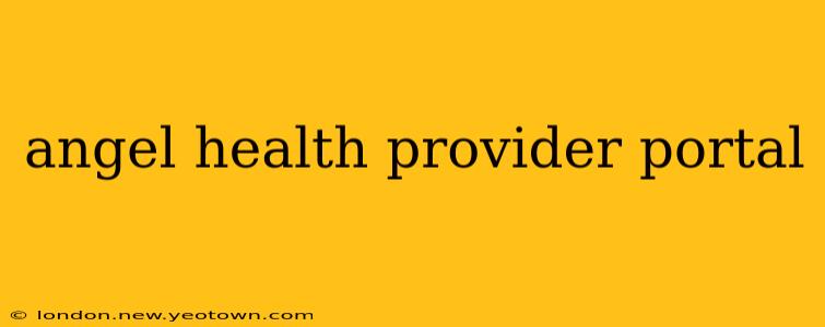 angel health provider portal