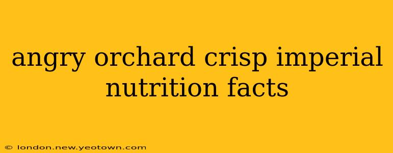angry orchard crisp imperial nutrition facts