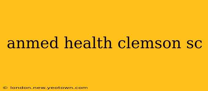 anmed health clemson sc