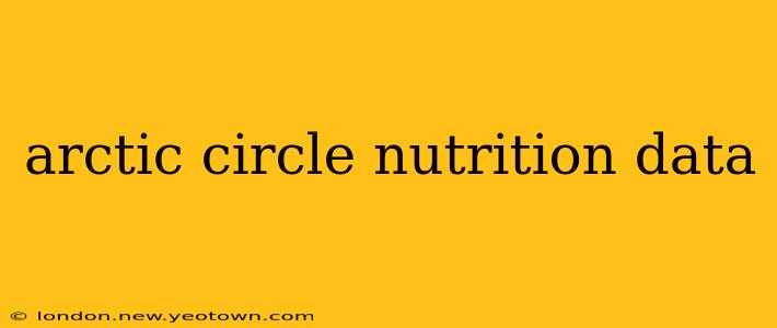 arctic circle nutrition data