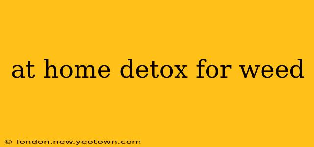 at home detox for weed