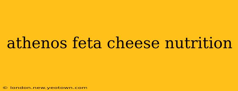 athenos feta cheese nutrition