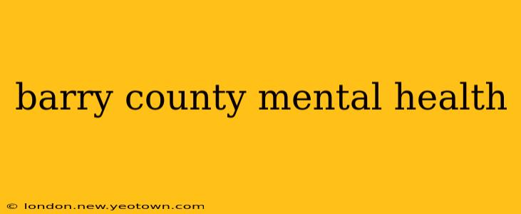 barry county mental health