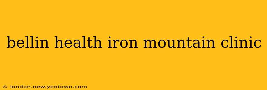 bellin health iron mountain clinic