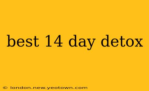 best 14 day detox