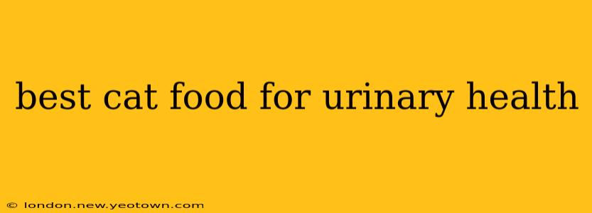 best cat food for urinary health