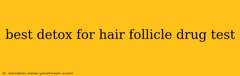 best detox for hair follicle drug test