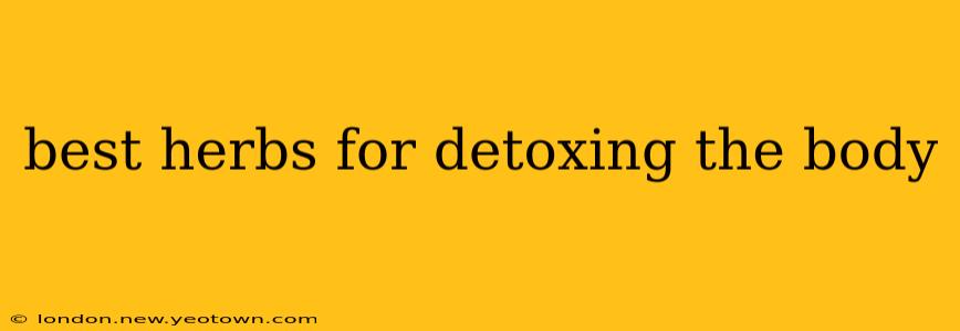 best herbs for detoxing the body