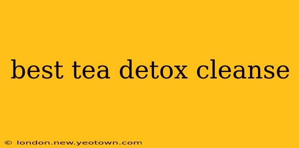 best tea detox cleanse