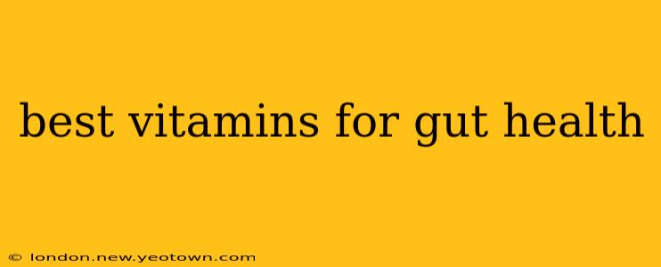 best vitamins for gut health