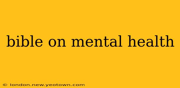 bible on mental health