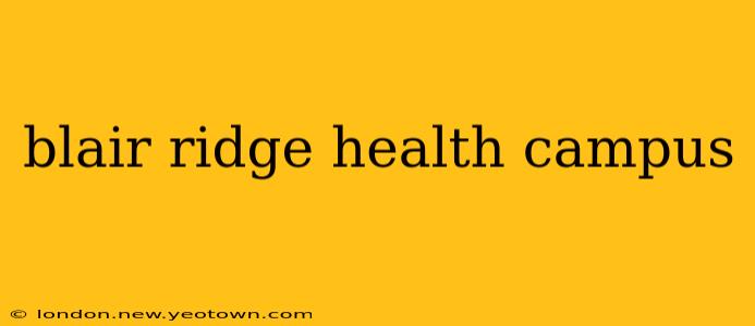 blair ridge health campus