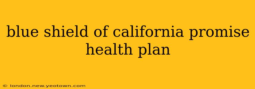 blue shield of california promise health plan