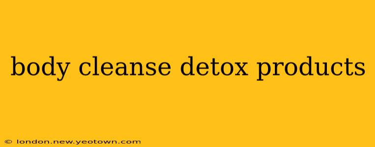 body cleanse detox products
