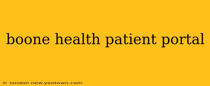 boone health patient portal