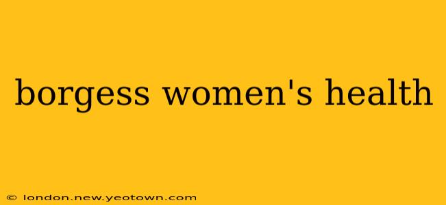 borgess women's health