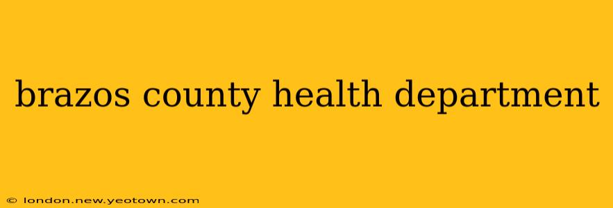 brazos county health department