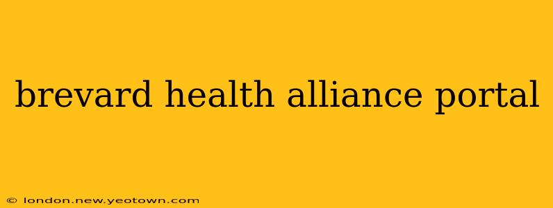brevard health alliance portal