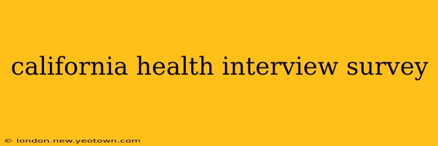 california health interview survey