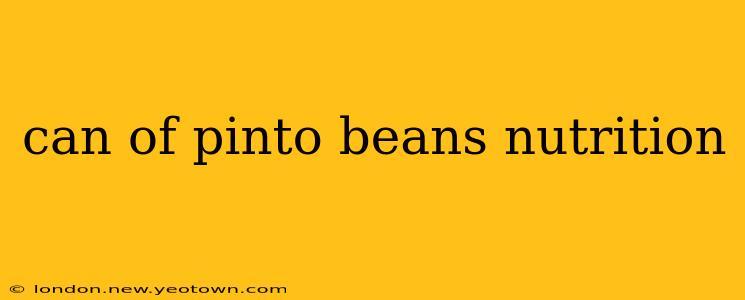 can of pinto beans nutrition