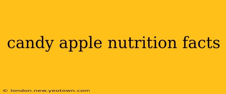 candy apple nutrition facts