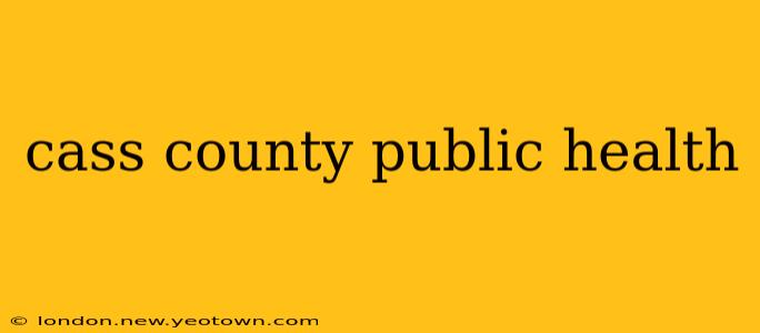 cass county public health