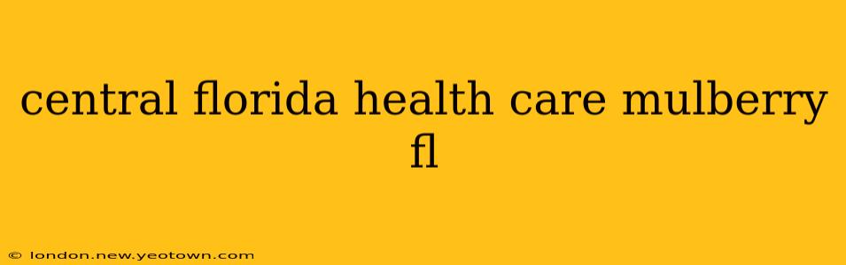 central florida health care mulberry fl
