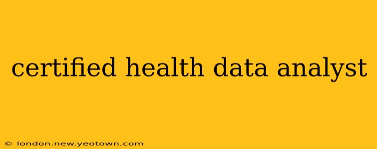 certified health data analyst
