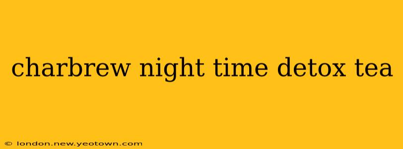 charbrew night time detox tea
