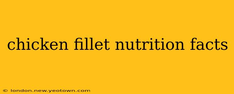 chicken fillet nutrition facts