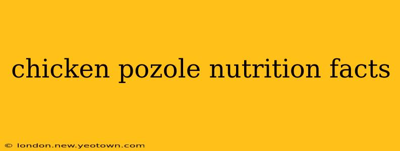chicken pozole nutrition facts