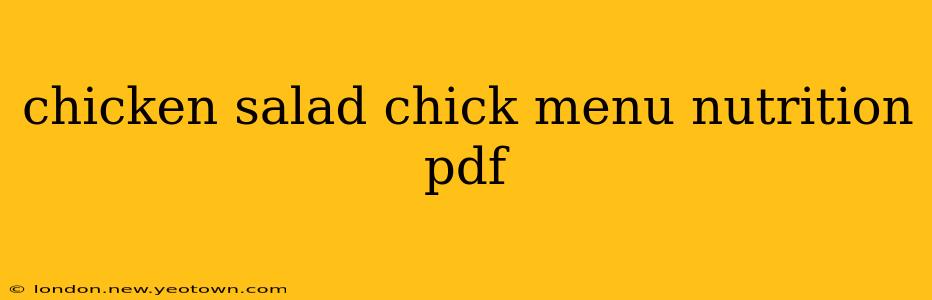 chicken salad chick menu nutrition pdf