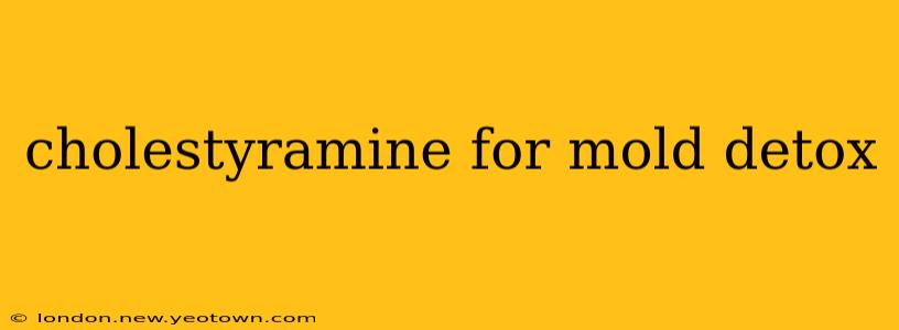 cholestyramine for mold detox