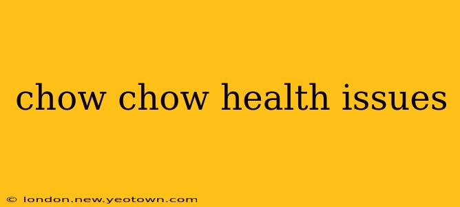 chow chow health issues