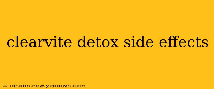 clearvite detox side effects