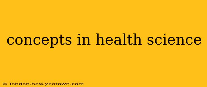 concepts in health science