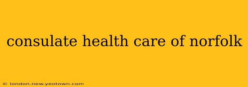 consulate health care of norfolk