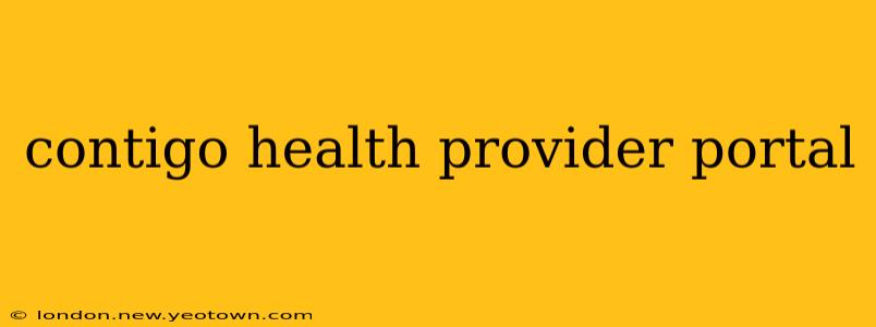 contigo health provider portal