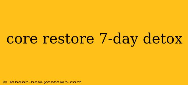 core restore 7-day detox