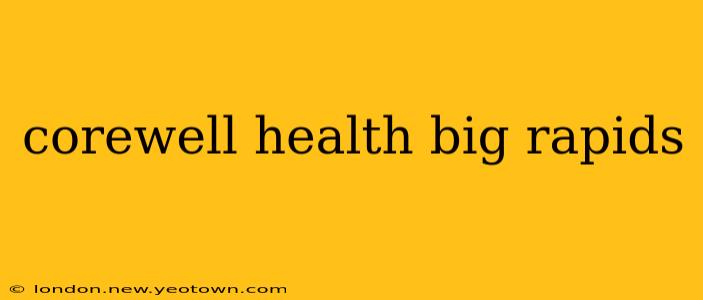 corewell health big rapids