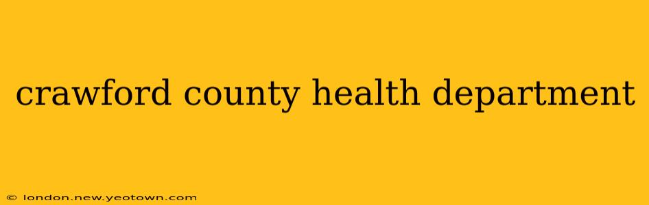 crawford county health department