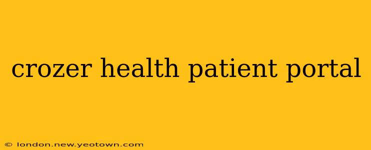 crozer health patient portal