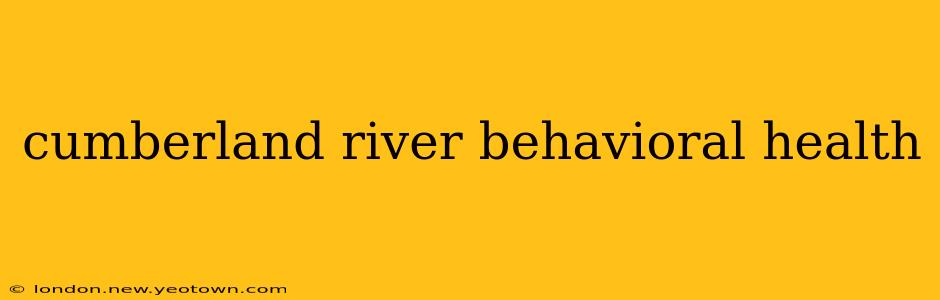 cumberland river behavioral health