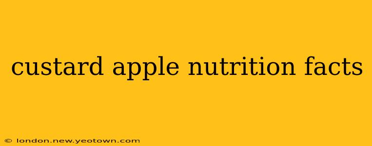custard apple nutrition facts