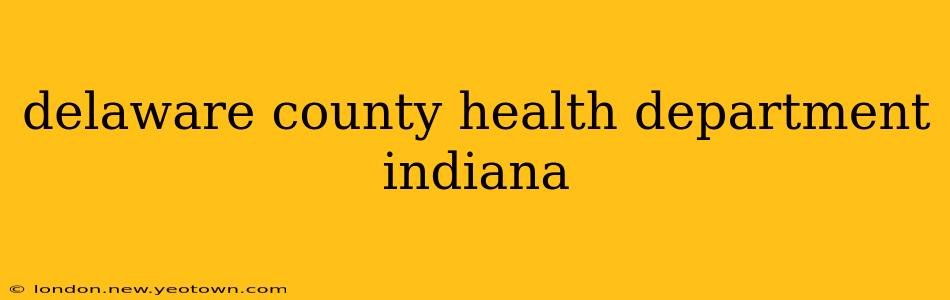 delaware county health department indiana