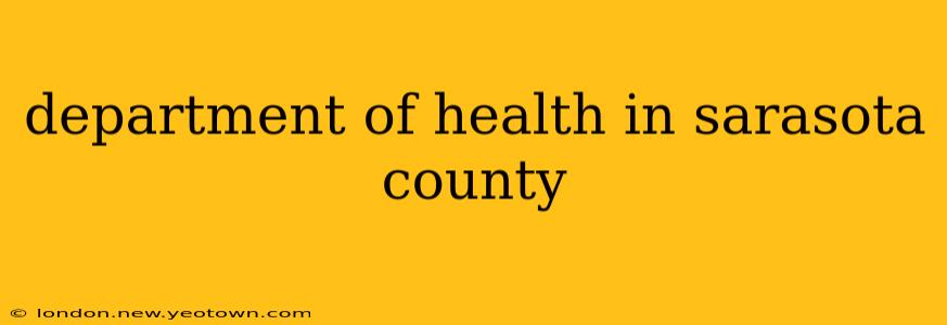 department of health in sarasota county