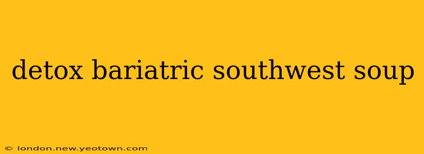 detox bariatric southwest soup